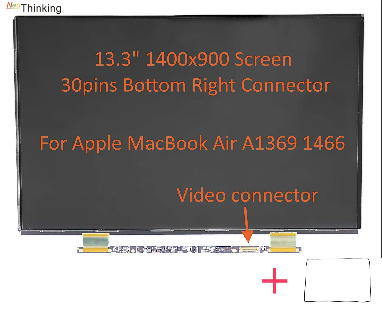 Ноутбук для Apple MacBook Air A1466 A1369 ЖК дисплей матричный экран LP133WP1 TJA7 + резиновая