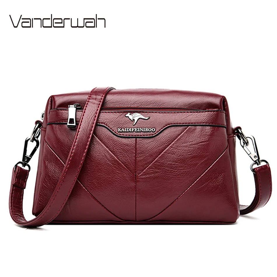 

Повседневная женская сумка через плечо, дизайнерские дамские мессенджеры из искусственной кожи, брендовые сумки-тоуты с клапаном, дамские ...