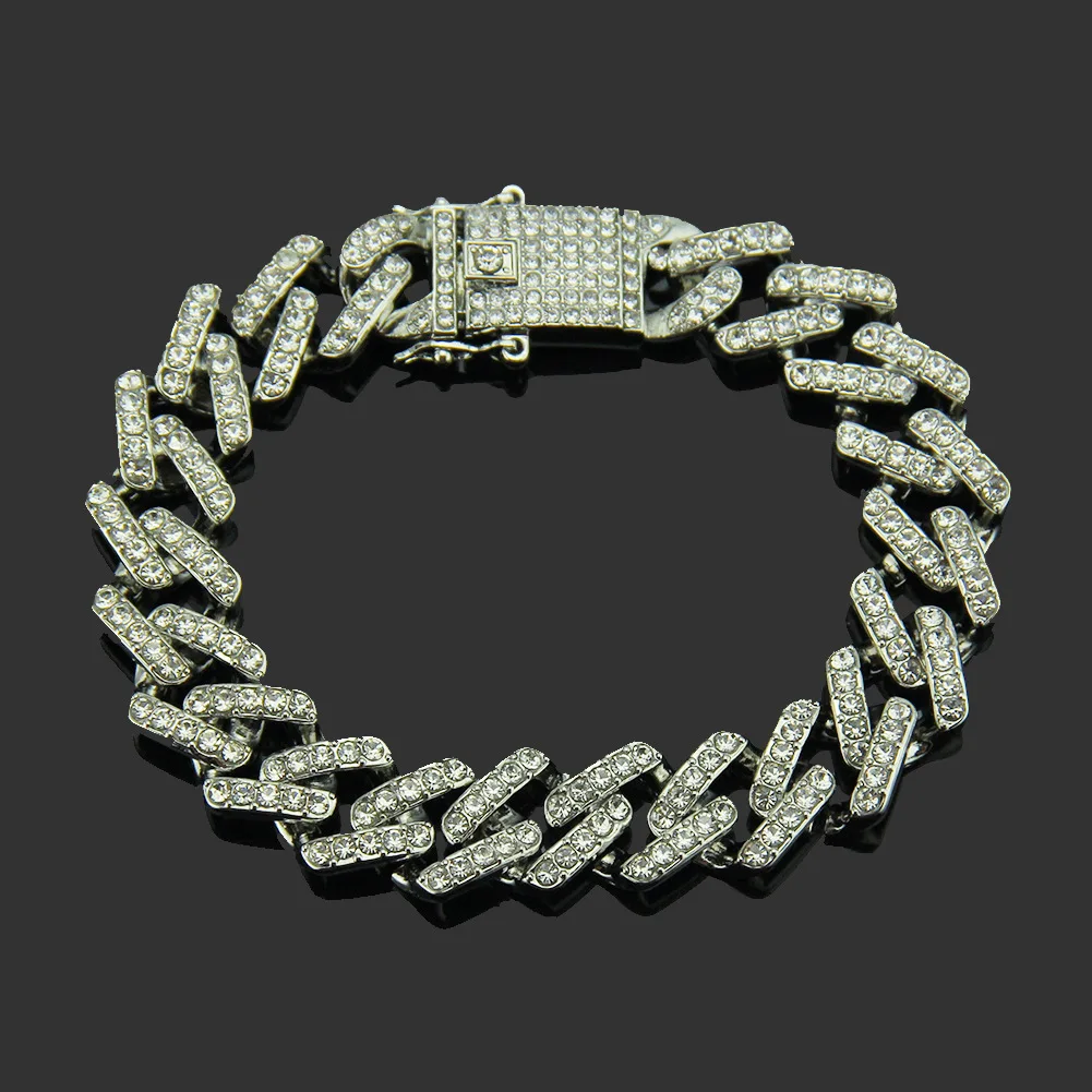 

2021 2020Best-selling Bracelet, Hip Hop In Europe And America, Inlaid, Butterfly Button,Fashion Men's