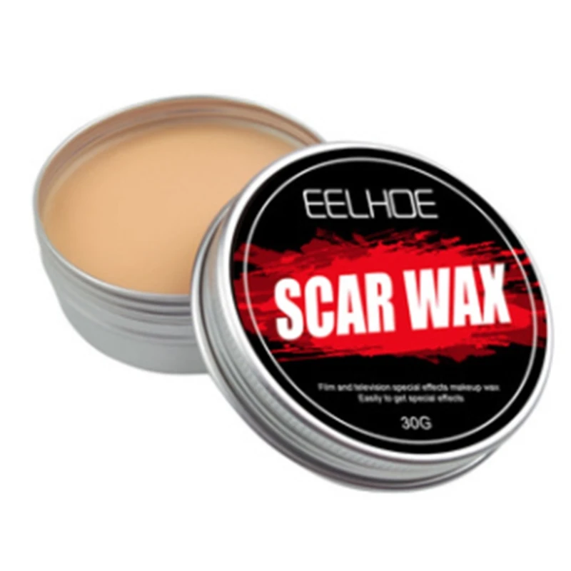 30g Nose Wound Scar Wax Professional Modeling Pulty Halloween Cosplay Drama Special Effects Stage Makeup Fake Scars | Красота и