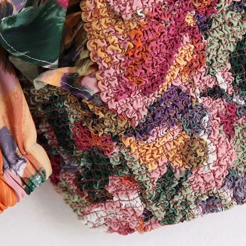 Новинка Женская эластичная плиссированная короткая рубашка на одно плечо блузки