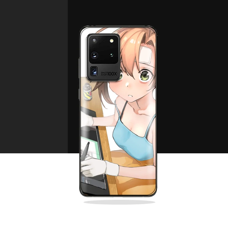 

Japan Anime Girls Phone Case For Samsung Galaxy S21 S20 Lite Plus Ultra S10E S10 S9 S8 Shockproof Silicone Back Cover