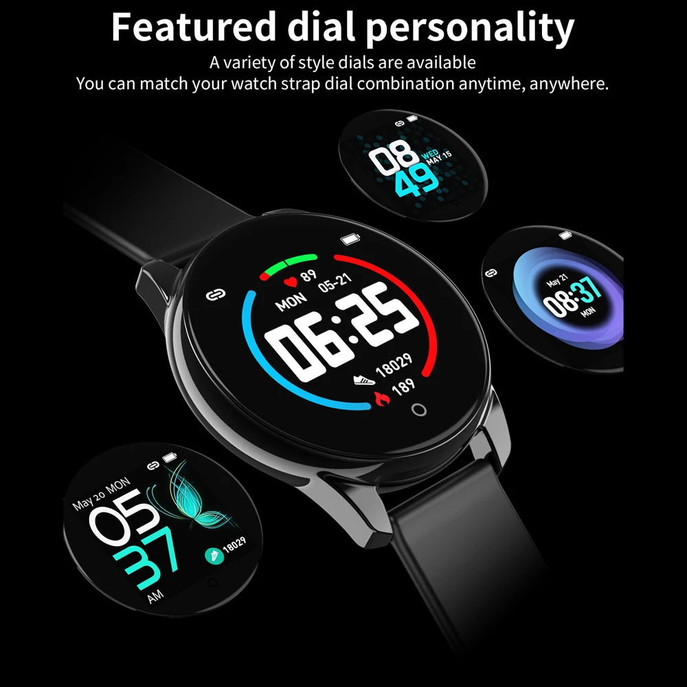 Новые смарт-часы для мужчин и женщин Watch4 монитор сердечного ритма артериального