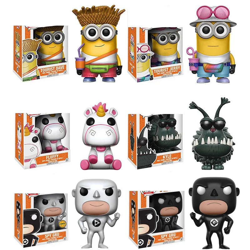 Фигурки героев мультфильмов Funko виниловые ПВХ миньонов маленькие Мультяшные