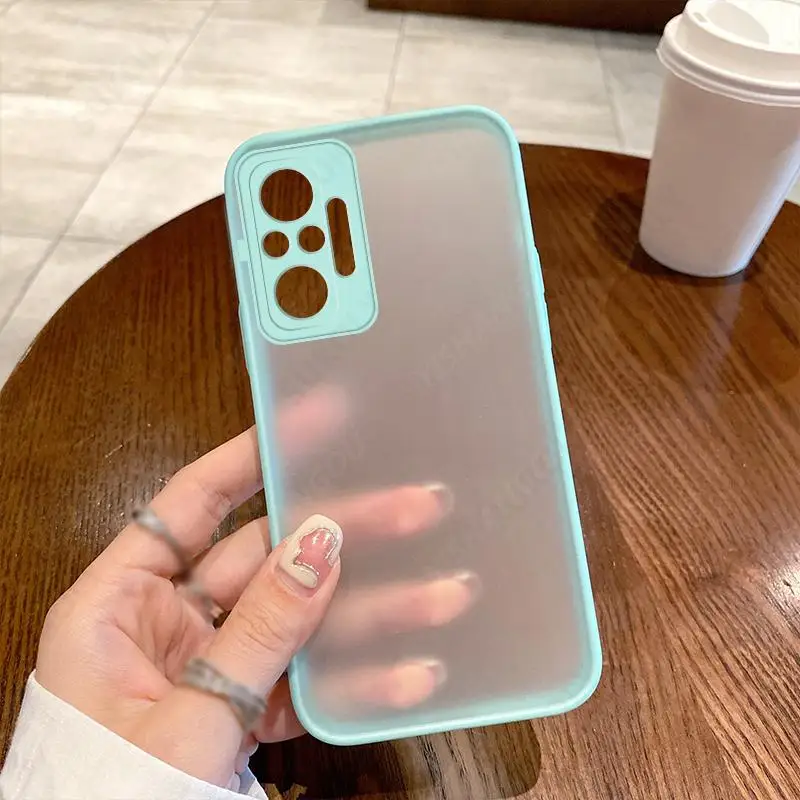 Shockproof Camera Lens Matte Case For Xiaomi Redmi Note 11 E 10 S Pro K50 Poco X3 F3 M4 Pro Mi 11T 10T Pro 11 Lite 5G NE Cover
