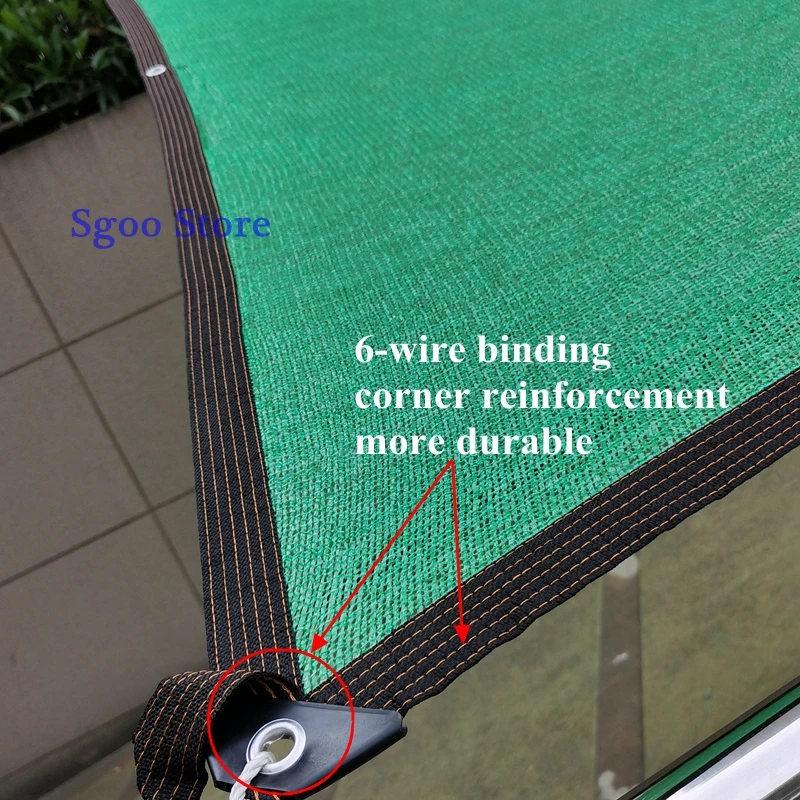 Anti-UV HDPE Green Sun Shading Net Outdoor Sunshade Garden Shelter Canopy Succulent Plant Gazebo Balcony Shade Netting Cloth | Дом и сад
