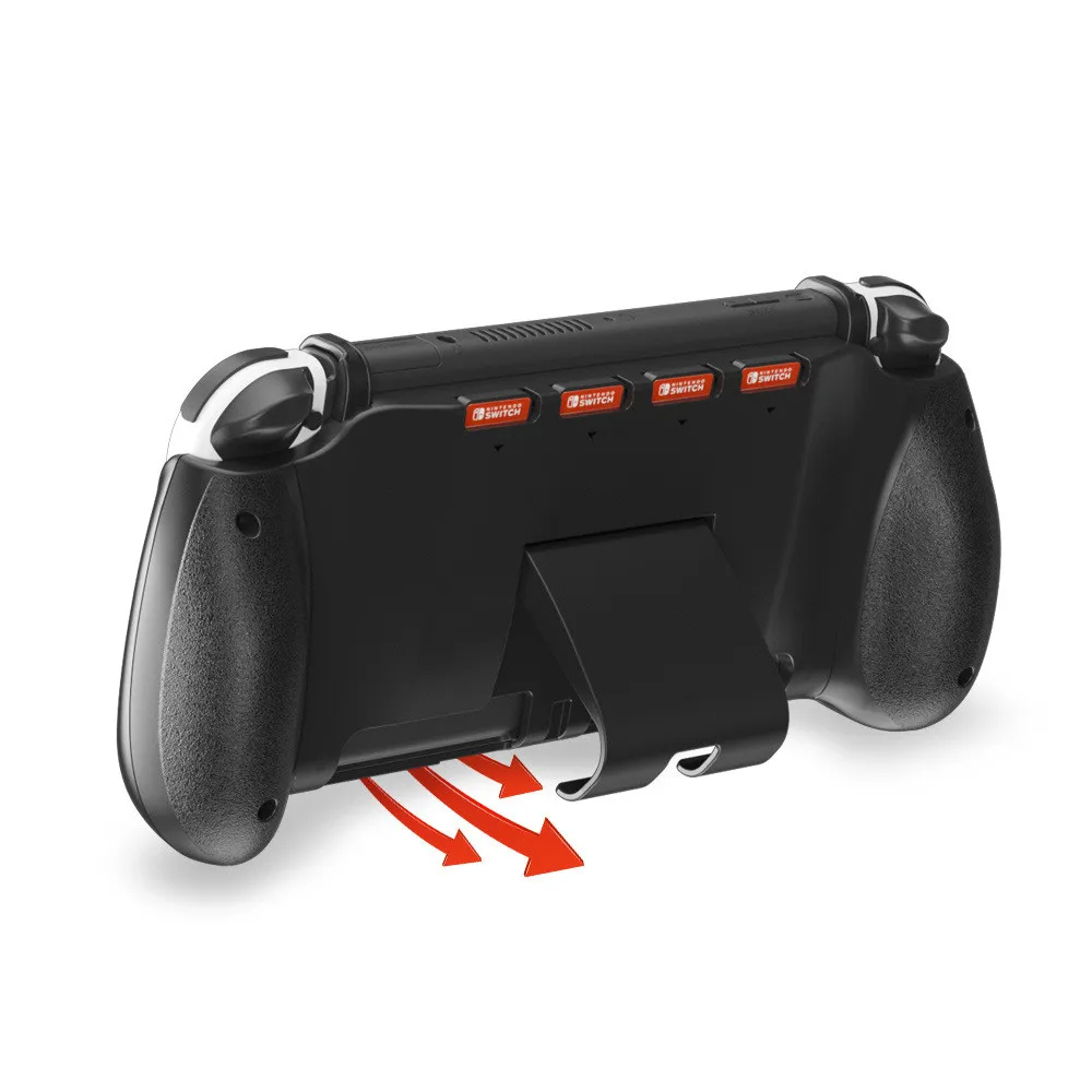 

Dobe Protective Case Shell Hand Grip With 4 Card Slot Compatible With Switch Oled Handheld Grip For Nintedo Switch Oled Console