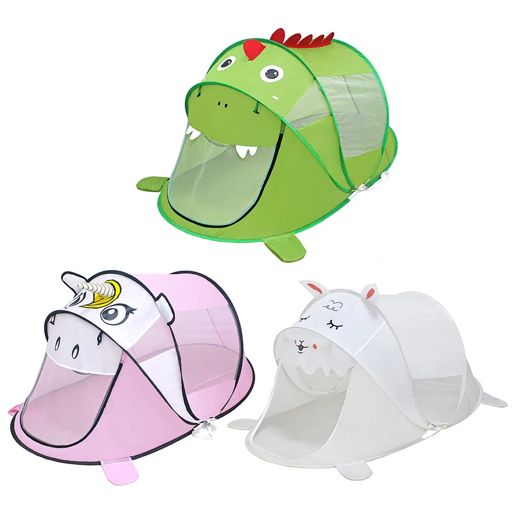 

Палатка детская портативная с мультяшным принтом, игровой домик, уличная палатка для помещений, Детская комнатная палатка с динозавром, игр...