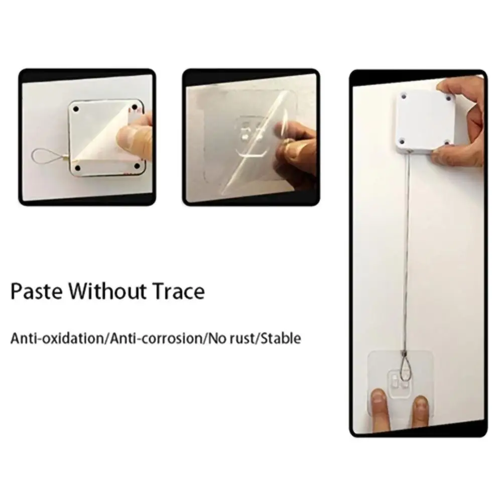 

Automatic Sensor Door Closer Self Pull Line Ultra Automatically Close For Doors Punch-Free Sliding Door Closer Home Accessories