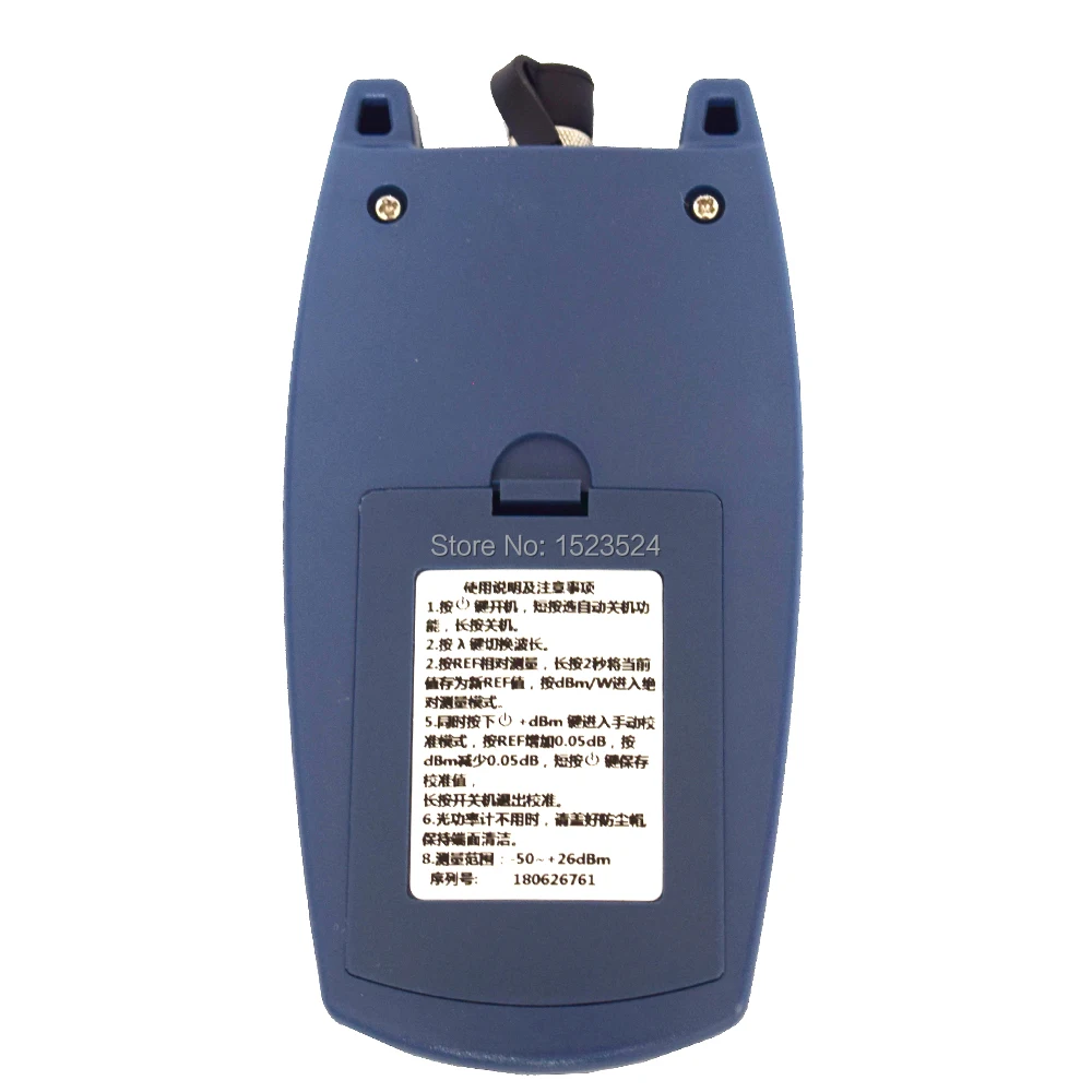 Мини Измеритель оптической мощности оптоволоконный кабель тестер 50 ~ + 26dBm