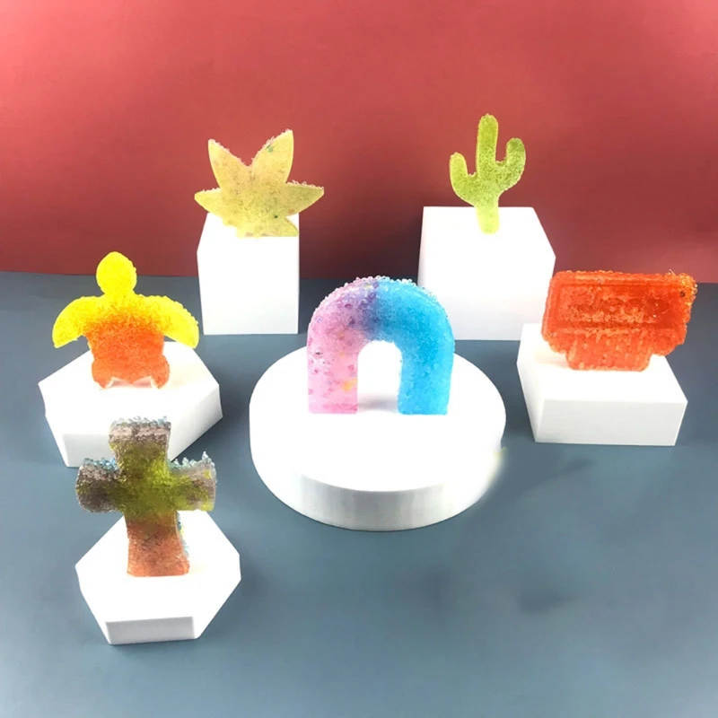 

5Pcs Easy to Remove Silicone Mold English Letters Nail Art Template Soft Craft DIY Molds Girl Loved Craft DIY Molds