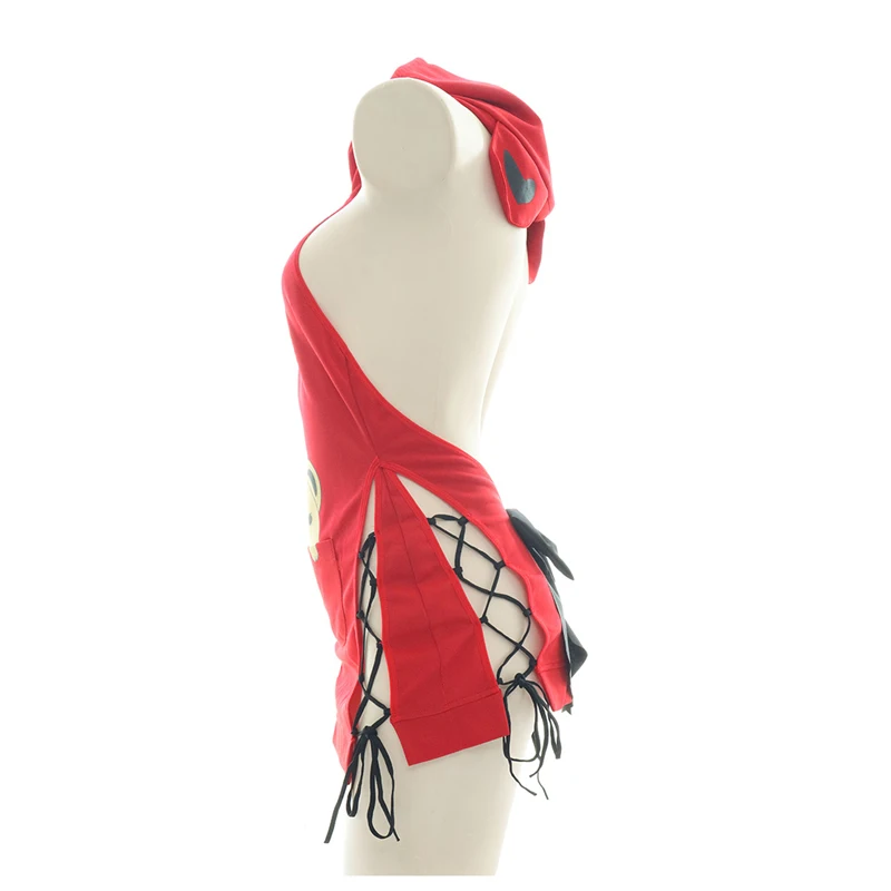 Японское милое боди с тигром для косплея Женский комплект капюшоном платье