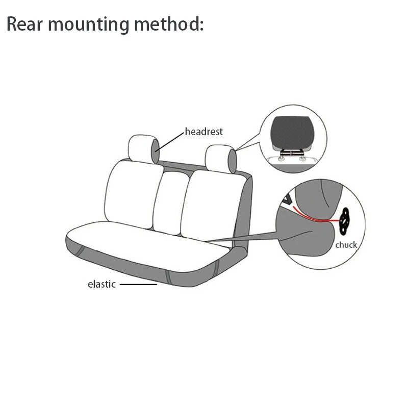 Накидка на автомобильное сиденье 2 шт./накидка передних или 1 задних сиденья