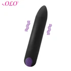 OLO USB зарядка пуля вибратор Стимулятор клитора сильная вибрация Вагинальный Массажер Женская мастурбация интимные игрушки для женщин