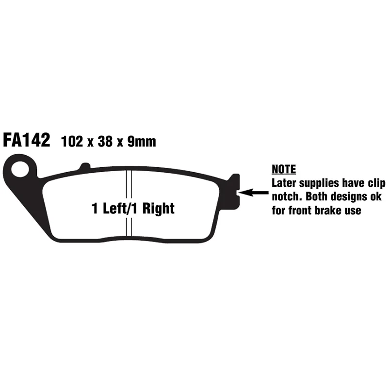 Тормозные колодки для мотоцикла GL 1500 Honda CV/CW/CX/CY/C1/C2 F6C 1997-2003 тормозные мотоциклов