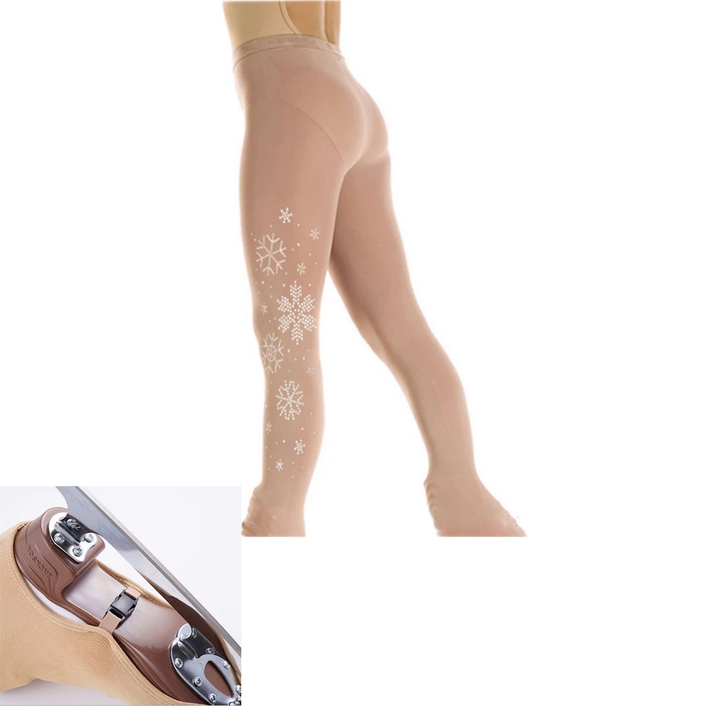 Женские облегающие штаны для катания на коньках с кристаллами в форме