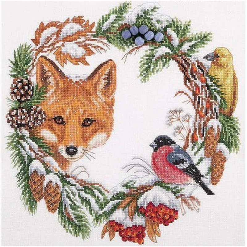 

Набор для вышивки крестиком ZZ5667, Рождественский домашний декор homefun, поделки для взрослых, полный набор для вышивки крестиком, хобби «сделай...