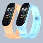Силиконовый ремешок для Xiaomi Mi Band 5, 4, водонепроницаемый браслет для Xiaomi Mi Band 5