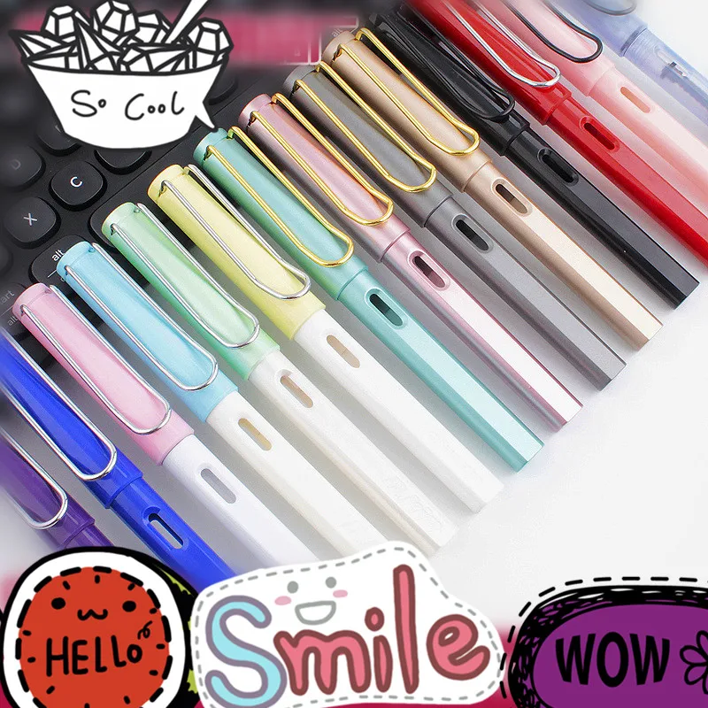 

students Fountain Pens positive posture pen color calligraphy pens for writing stationery supplies office supplies