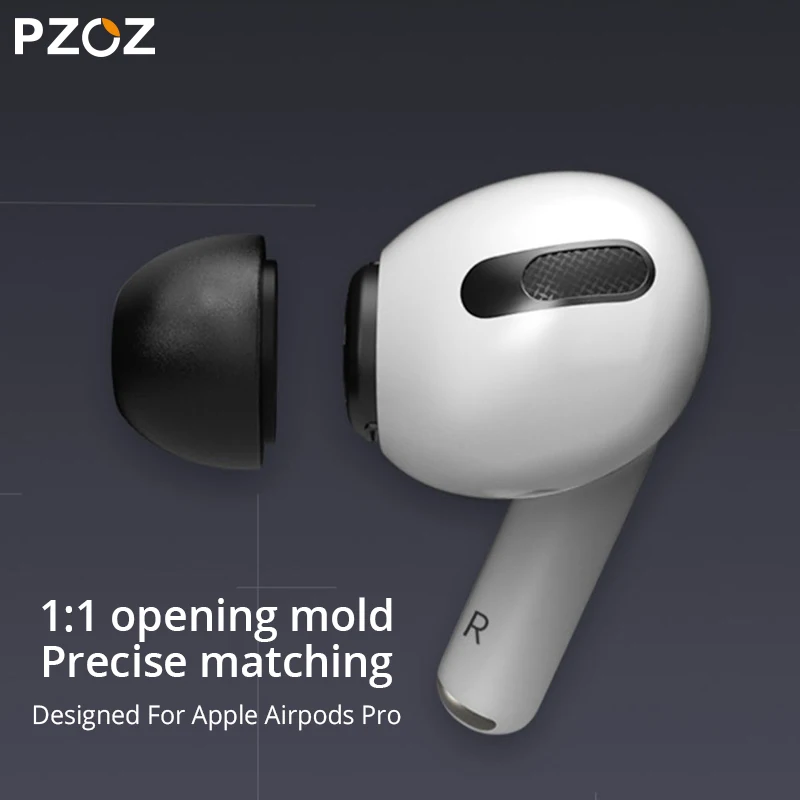 PZOZ 2 шт наушники для Apple AirPods Pro амбушюры Губка Пена Мягкая Ультра тонкая губка