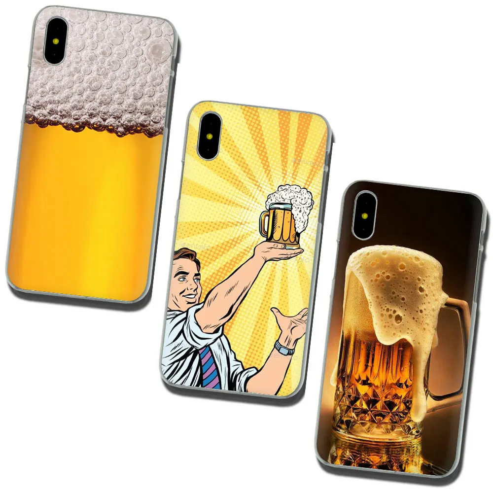 World Beers Alcohol Summer Bubble Твердый чехол для телефона iPhone 6 6S Plus 7 8 X XS XR Max|Чехлы-накладки| |