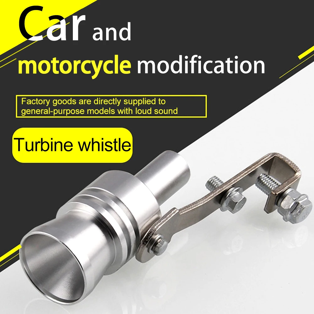 

1 PC Universal Sound Simulator Car Turbo Sound Whistle Vehicle Refit Device Exhaust Pipe Turbo Sound Whistle Car Turbo Muffler