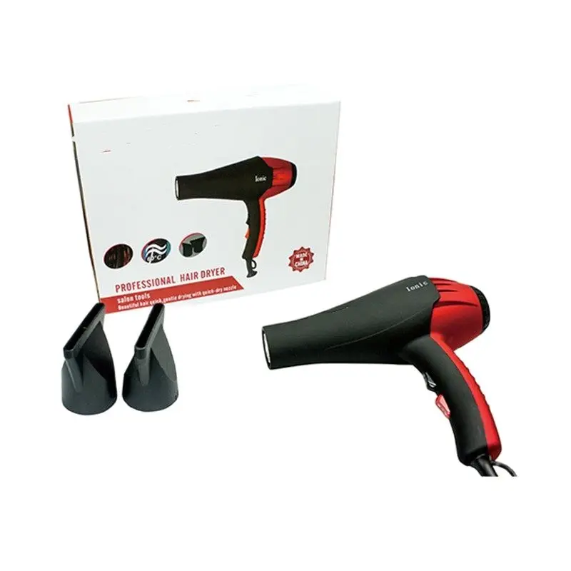 Профессиональный электрический парикмахерский фен с ионным выдувом щетка для