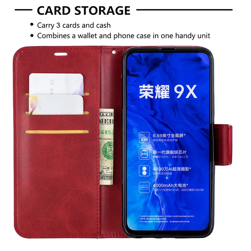 Кожаный бумажник флип чехол для huawei P30 P20 P10 P8 Mate10 Mate20 Lite Pro Honor 9X 8X 8C 20 10i P Smart Plus Z Coque