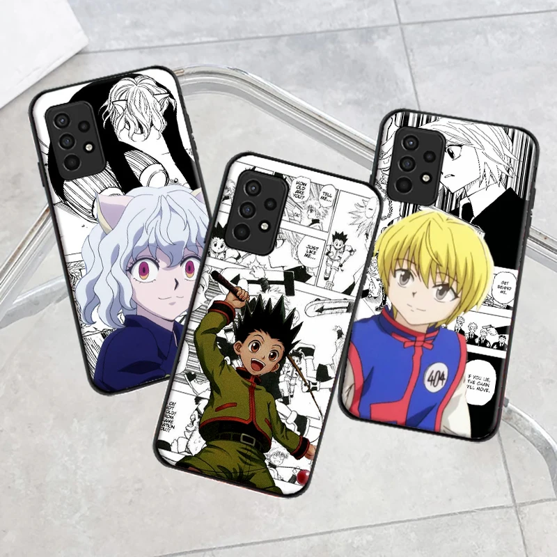

Amine Hunter X Hunter Killua HXH Case Funda For Samsung Galaxy A11 A21S A31 A32 A41 A42 A51 A52 A71 A72 4G 5G Back Cover Coques