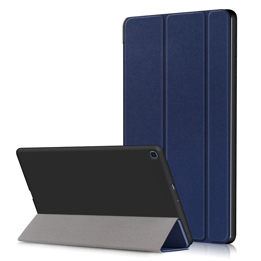Синий Чехол для samsung Galaxy Tab A 10,1 SM-T510/T515 планшет Регулируемая Складная подставка чехол для samsung Galaxy Tab A 10,1 чехол - Цвет: Синий