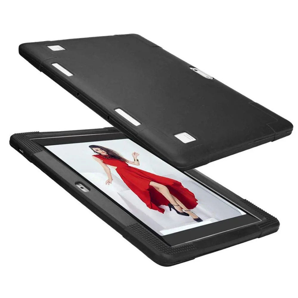 Универсальный чехол для планшета 10 1 дюйма Мягкий силикон Android планшетный ПК