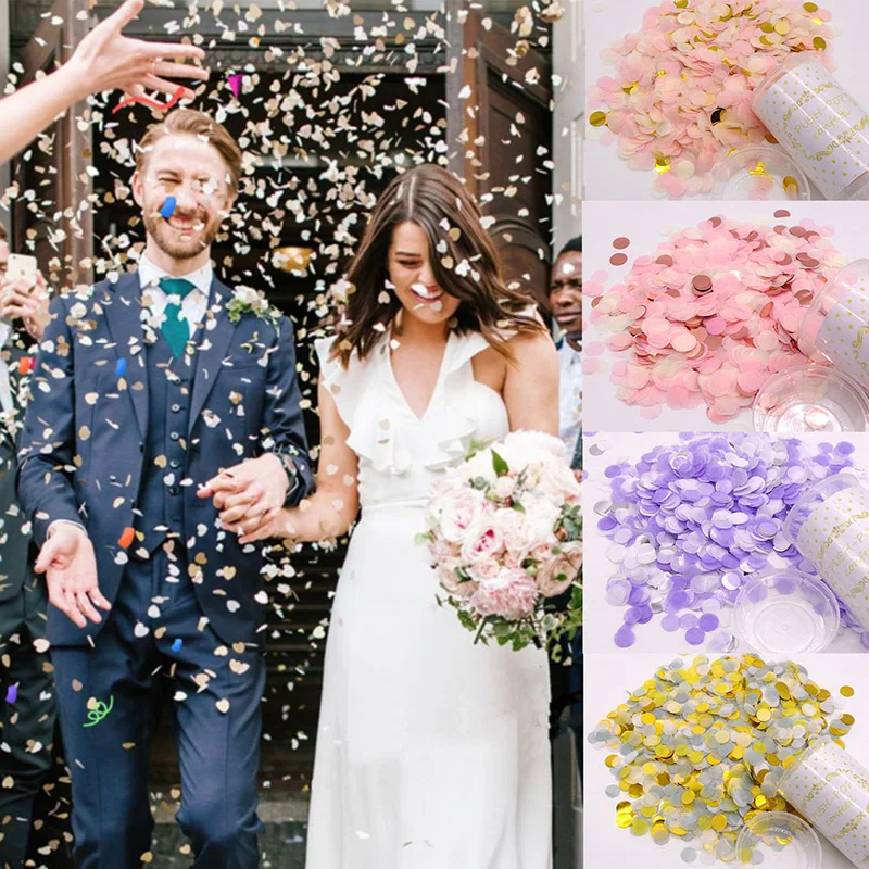 Rich colors Push Pop Confetti Poppers Cannons for Baby Shower Event Party Supplies Wedding Birthday Party Decoration