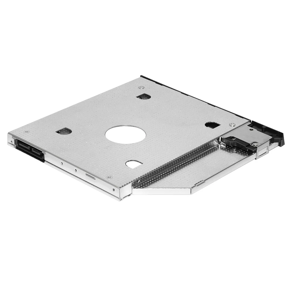 2nd HDD Caddy 9 5 мм SATA на алюминиевый SSD диск чехол DVD CD-ROM для ноутбука Dell E6400 | Компьютеры