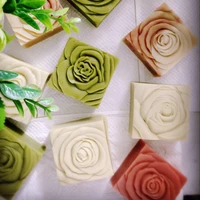 flower bloom rose shape silicone fondant soap 3d cake mold cupcake jelly candy chocolate decoration baking tool moulds