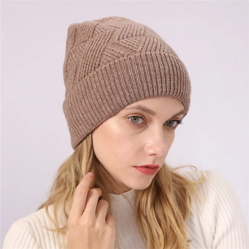 NUZADA брендовые зимние вязанные шапочки Skullies шапки s мужские женские шерстяные
