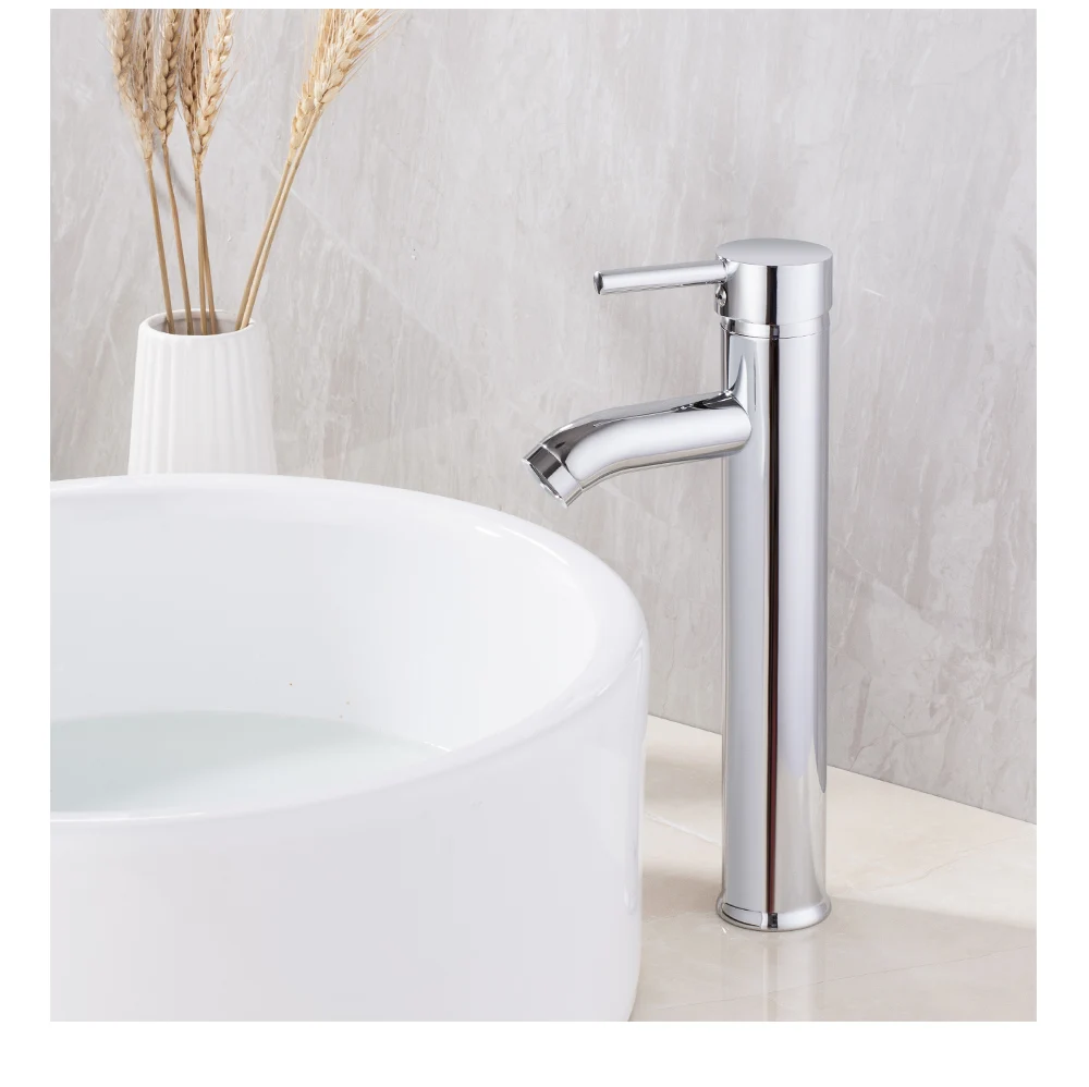 Хромированный Водопад для ванной комнаты смеситель раковины горячей и холодной