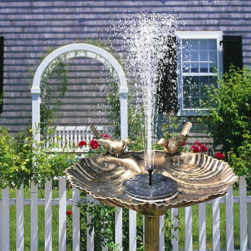 

2.3W Solar Fountain Garden Pool Pond Solar Panel Floating Fountain Decoration Water Fountain Solar Panel