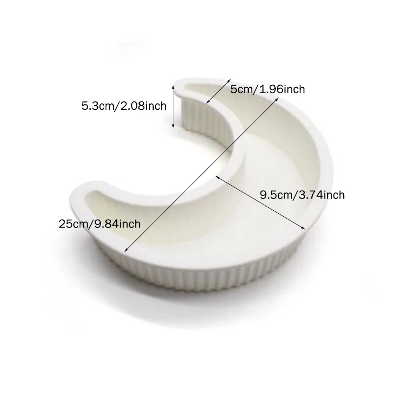 

Moon Shape Silicone Baking Cake Mold Large Moon Epoxy DIY Resin Mold Pastry Pottery Ceramic DIY Home Decorations Ornament Mould