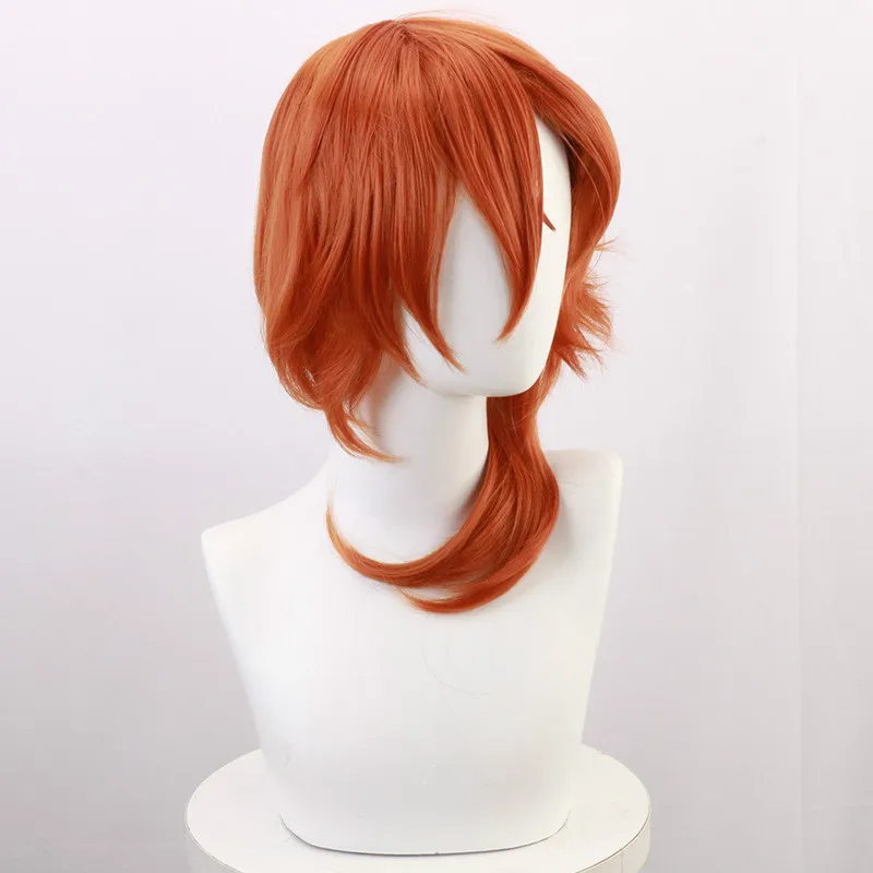 Аниме Бунго бродячие собаки чуя накахара чууя косплей парик Оранжевый