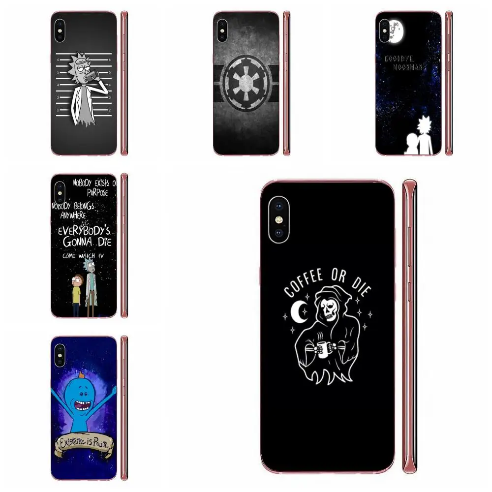 Rick And Morty гелевые защитные чехлы из мягкого силикона и ТПУ прозрачные для Xiaomi Redmi