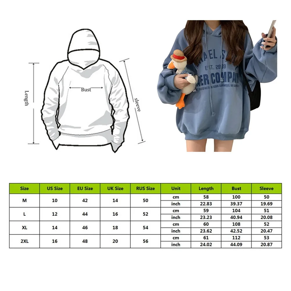

Oversized Sweatshirts Women Pink Womens Sweatshirt with A Hood Hoodies Ladies Long Sleeve Casual Warm Hoodie Pullover Clothes
