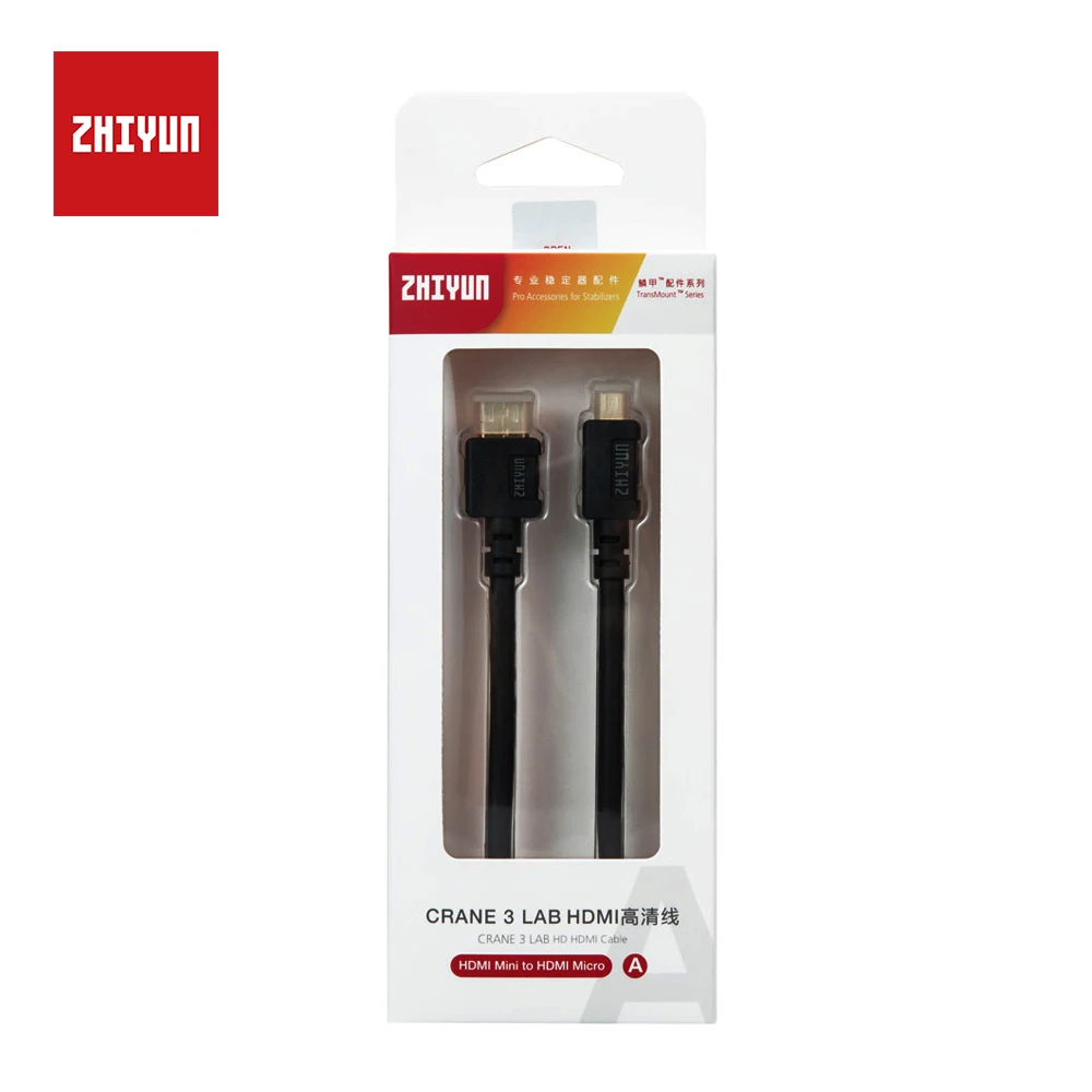 ZHIYUN HDMI Совместимость с микро/мини кабелем передачи изображения для передатчика