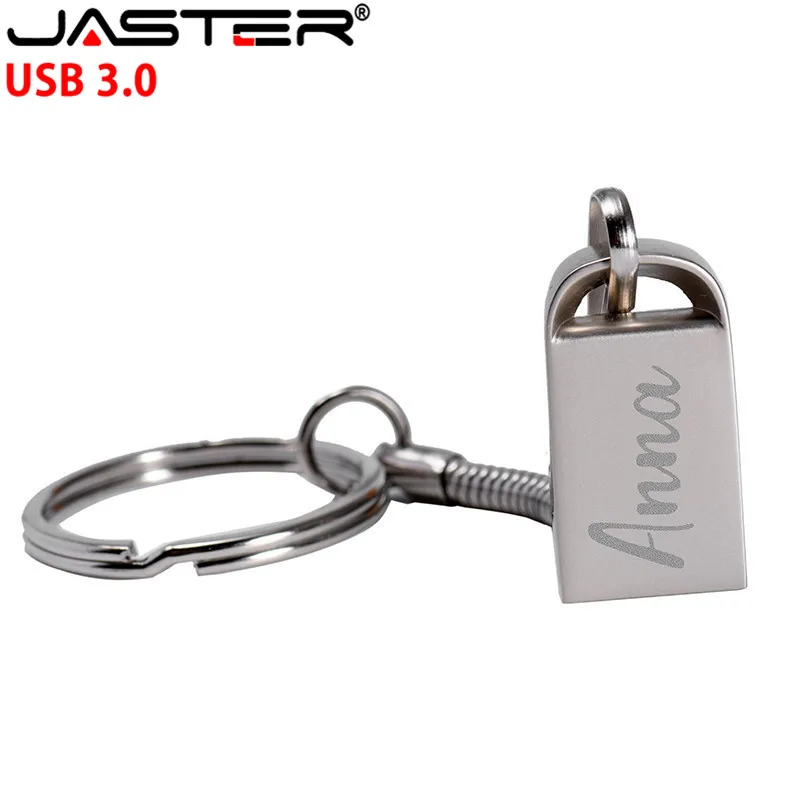 JASTER USB 3,0 Мини Высокоскоростной USB Металл 128GB 16GB 32G 64GB флеш-накопитель водонепроницаемый usb флешка(5 шт., Пользовательский логотип