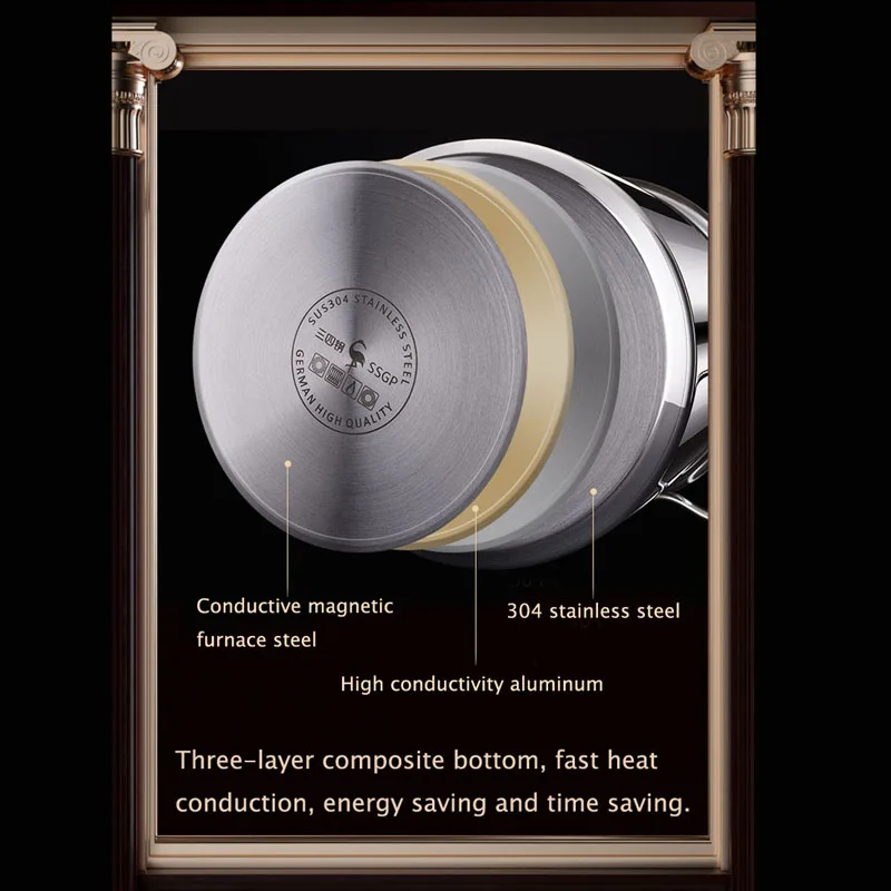 Кухонная фритюрница из нержавеющей стали 304 с фильтром для темпуры вареная