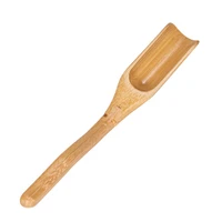 50pcslot bamboo tea scoop leaves chooser holder honey sauce spoon shovel matcha powder teaspoon scoop tool