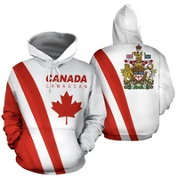 canada flag hoodie special version 3d all over printed casual autumn unisex hoodi dropship zipper pullover womens sweatshirt