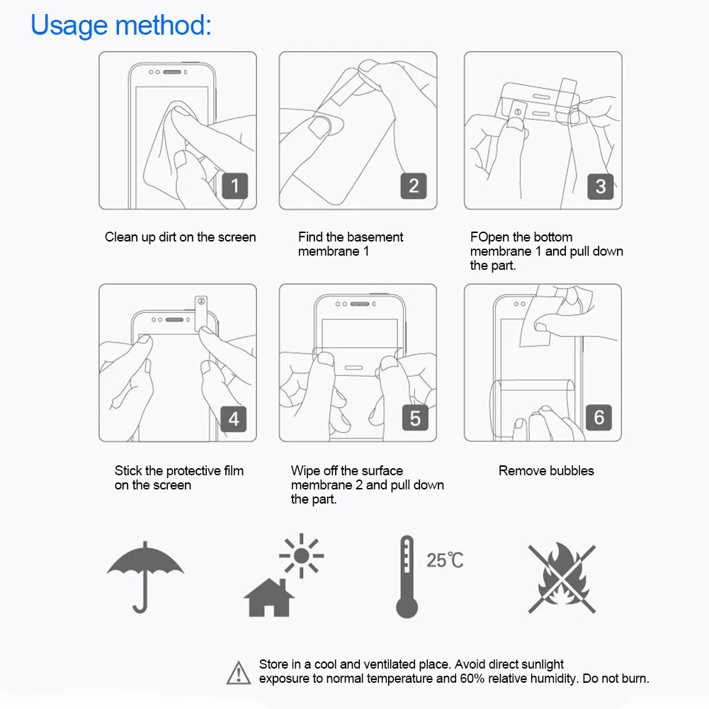 2 шт. и устойчивая к царапинам MP3 плеер закаленное Стекло Передняя пленка Экран