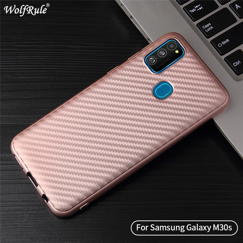 Wolfrule Case For Samsung Galaxy M30S Ultra Thin Silicone Rubber Phone Cover |