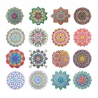 5d DIY Стразы особой формы алмазов картина Мандала Алмазная вышивка мозаика красочные вышивки крестом комплекты, украшение для дома