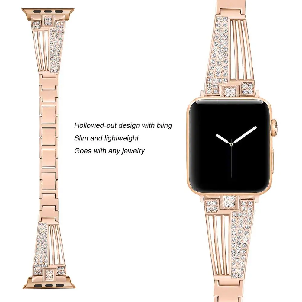Браслет из нержавеющей стали для Apple Watch 38 мм 42 40 44 | Наручные часы